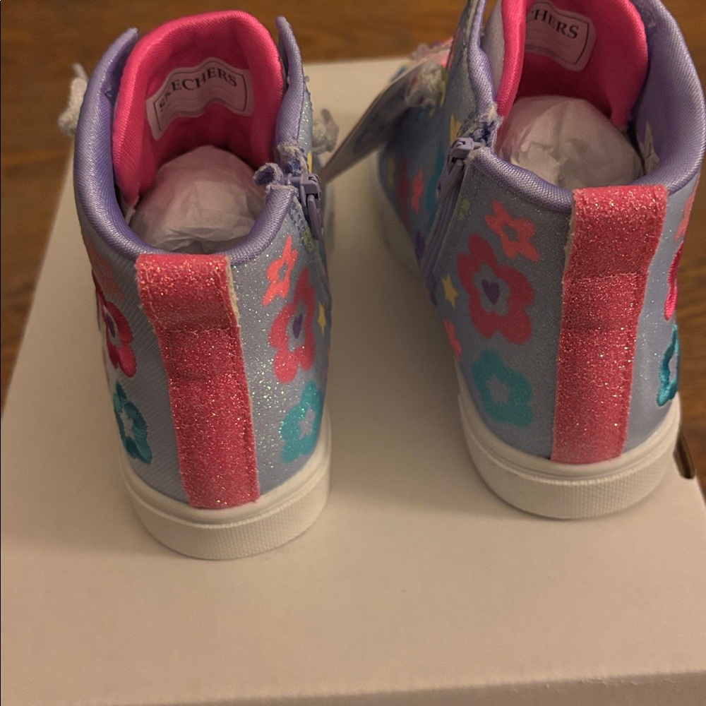Skechers 314819n PWMT s lights twinkle sparks super blossom - Picture 3 of 4